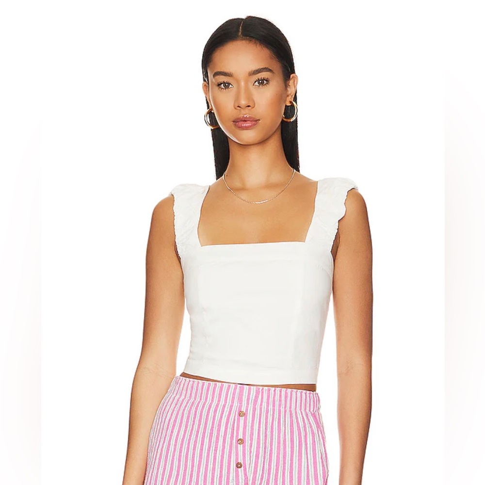 Ashley Tank in Optic White